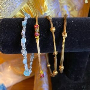 Set of 4 handmade bangles